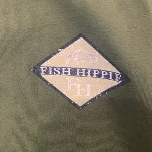 Fish hippie t shirt
